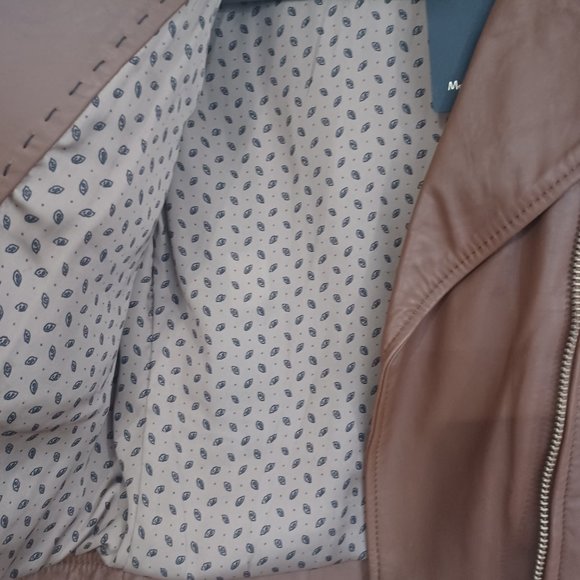 Massimo dutti butter soft leather jacke - Picture 3 of 5